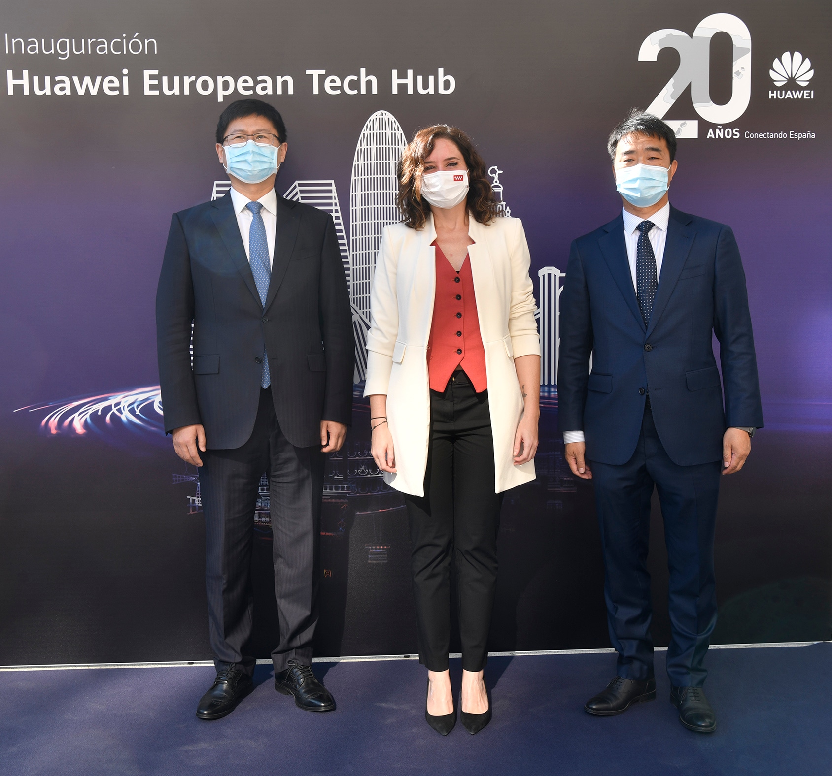 Huawei hub europeo Li Peng Isabel Daz Ayuso Eric Li